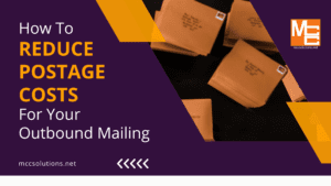 How to reduce postage costs for your businesses outbound mailing - blog post graphic