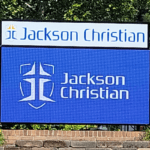 Jackson christian school outdoor digital signage for church technology solutions