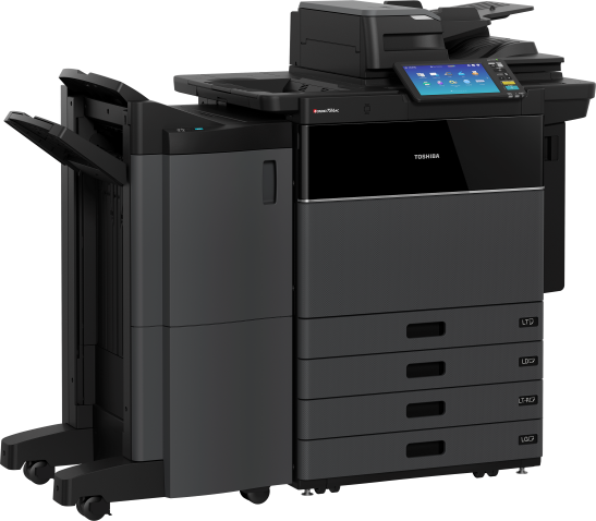 High-end toshiba estudio 7516ac copier showcased at mcc. This sleek, feature-rich copier offers superior efficiency, setting a new standard in office productivity.