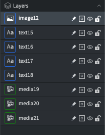 Mcc media layers properties