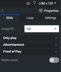 Mcc media slide properties