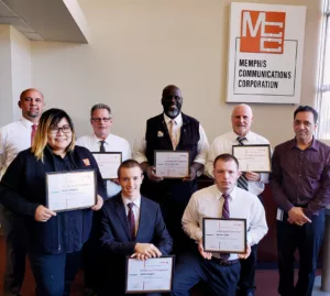 About mcc - awards - mcc document solutions service technicians displaying their xerox certifications